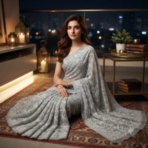 NEW ARRIVALS lucknowi saree