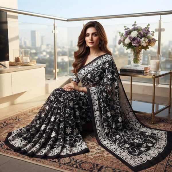 lucknowi saree lucknowi saree