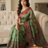 handblock print modal saree