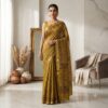 handblock print silk sarees