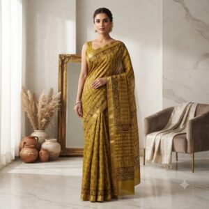 NEW ARRIVALS handblock print silk sarees