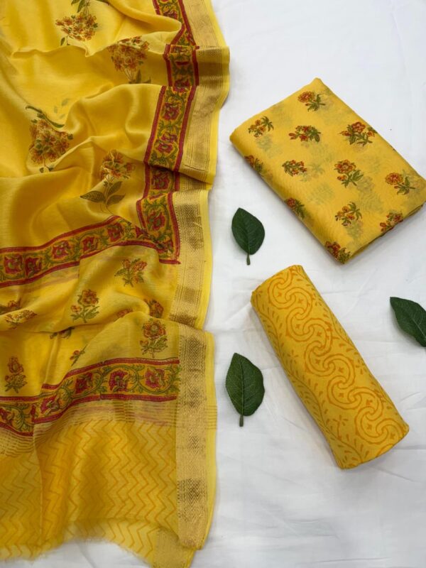 handblock print silk