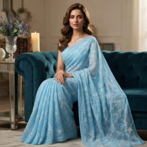 NEW ARRIVALS lucknowi saree