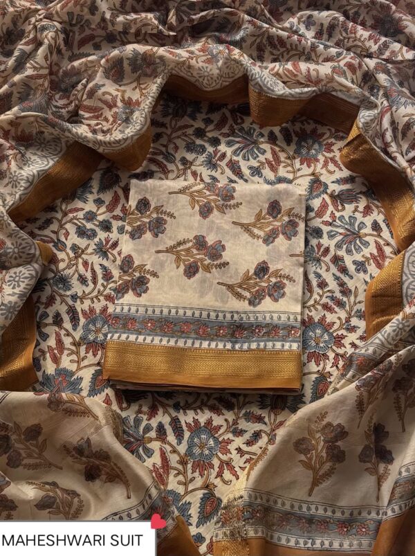 handblock print silk
