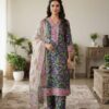 handblock print silk