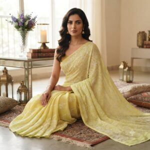 NEW ARRIVALS lucknowi saree